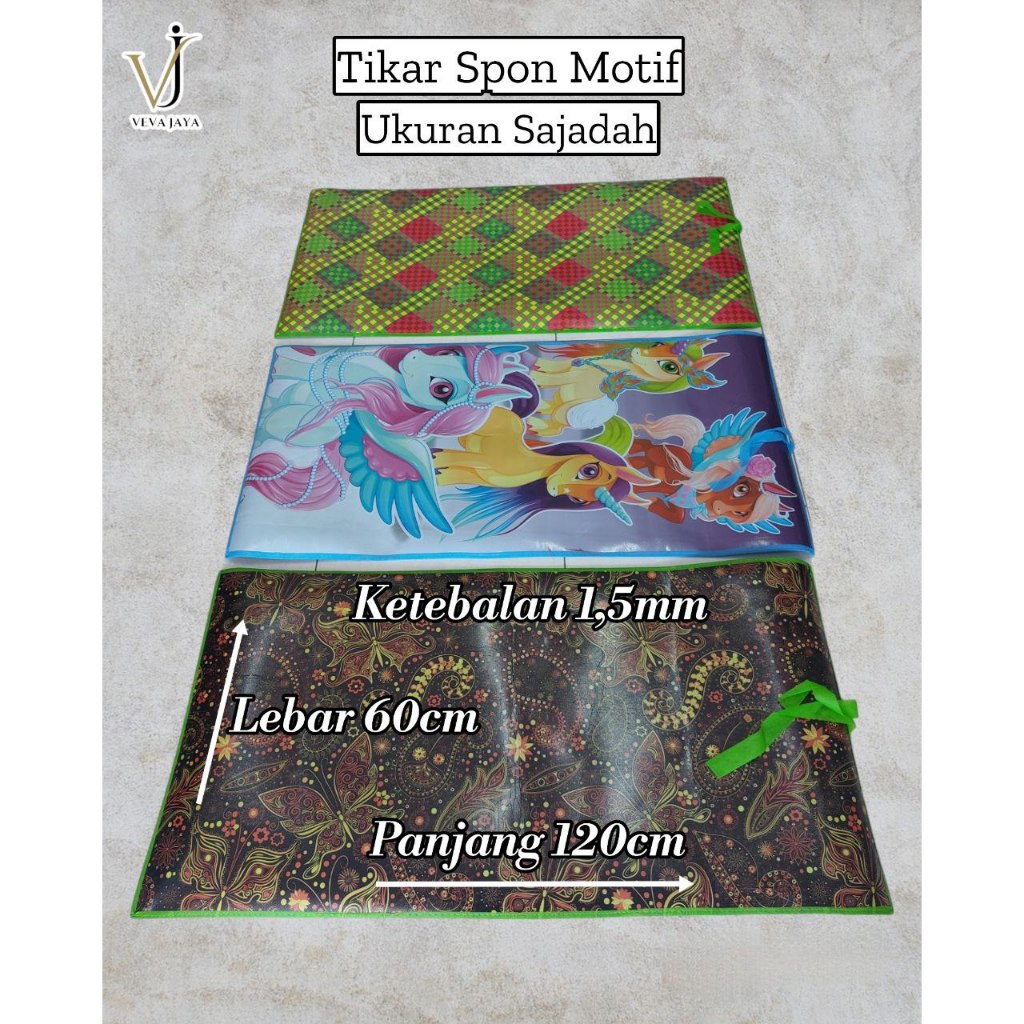 Tikar spoon evamatic/ tikar sajadah/ tikar polos/ tikar gambar