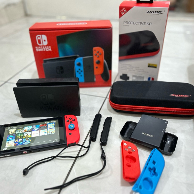 nitendo switch v2 / nitendo switch second banyak free