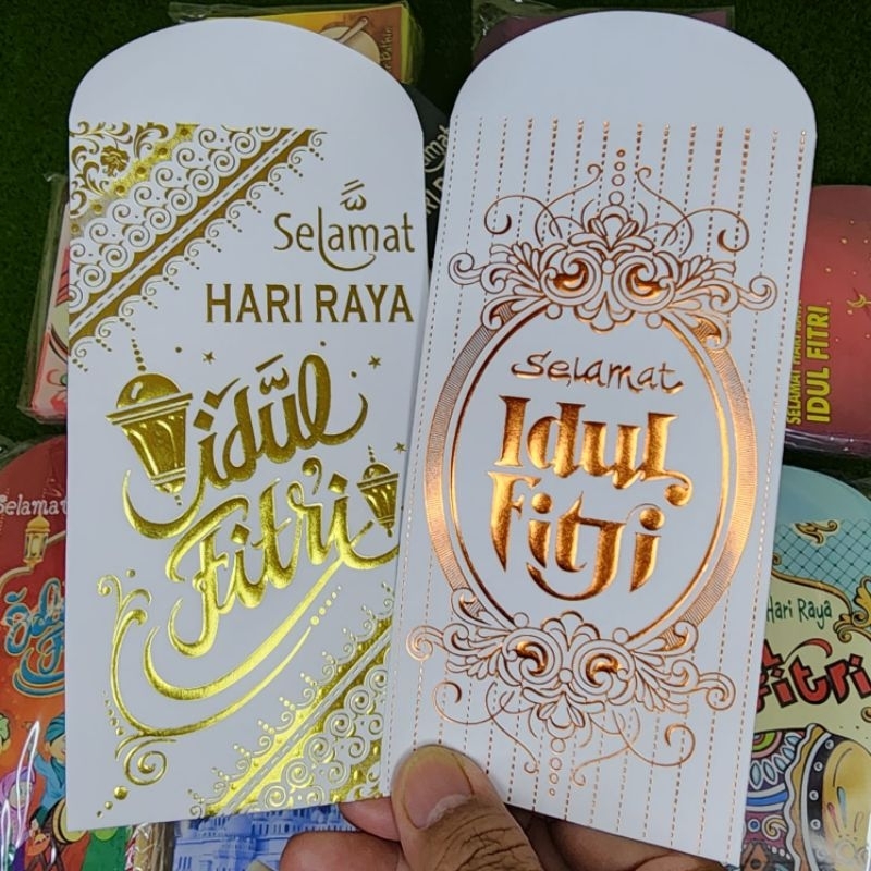 

CUCI GUDANG 100pcs Amplop Lebaran Ampau Uang Lebaran Idul Fitri Ukuran Besar L Angpau THR Anak Isi 100dan 50 Lembar