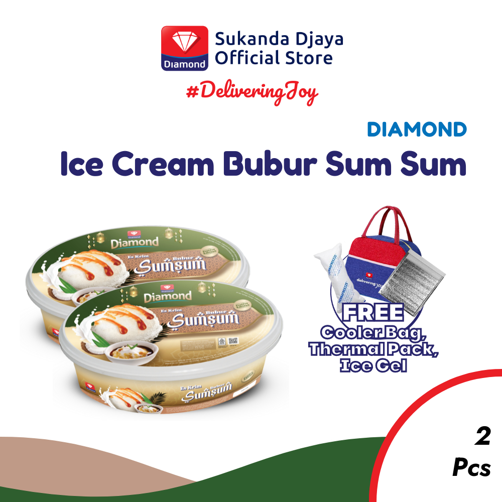 

Diamond Ice Cream Bubur SumSum 700 ML ISI 2 [Free Cooler Bag]