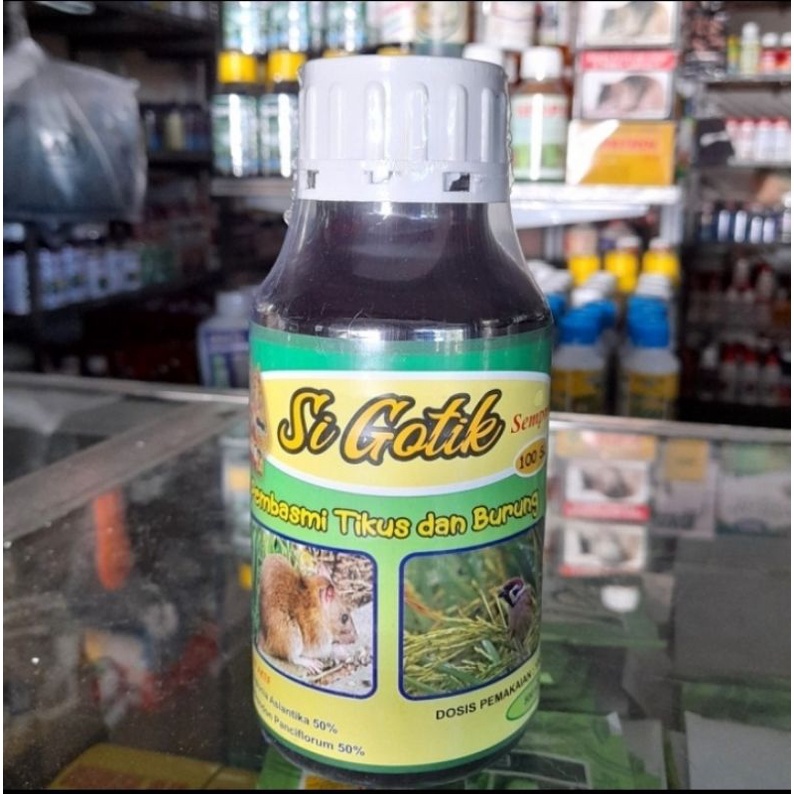 Pembasmi Tikus dan Burung Si Gotik Sigotik Semprot 100 SL 500 ml