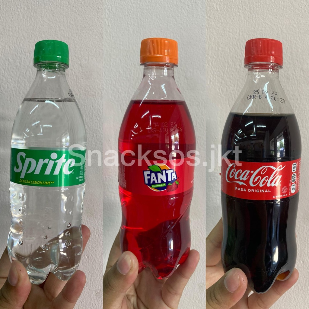 

[1 BOTOL 250ML] COCA COLA / FANTA / SPRITE- MINUMAN SODA