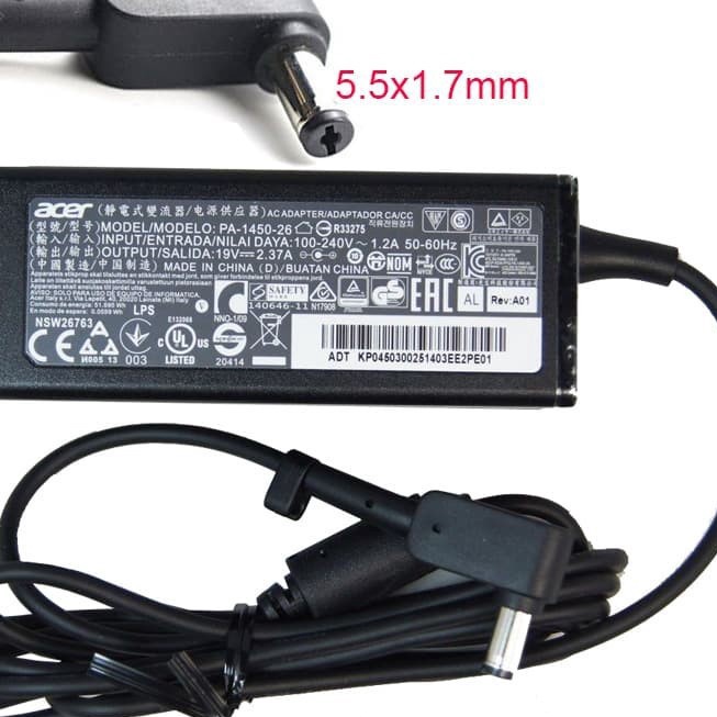 DISKON Adaptor Charger Laptop Acer Aspire 3 A31111 A31131C64M A31421 A31431 A31432 A31433 A31441 A31
