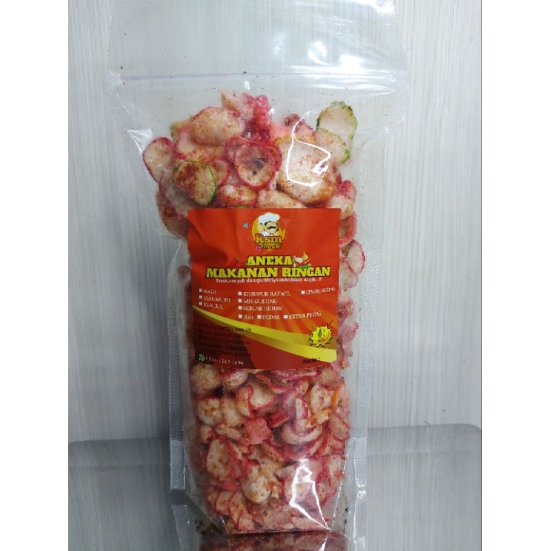 

kerupuk seblak kencur pedas