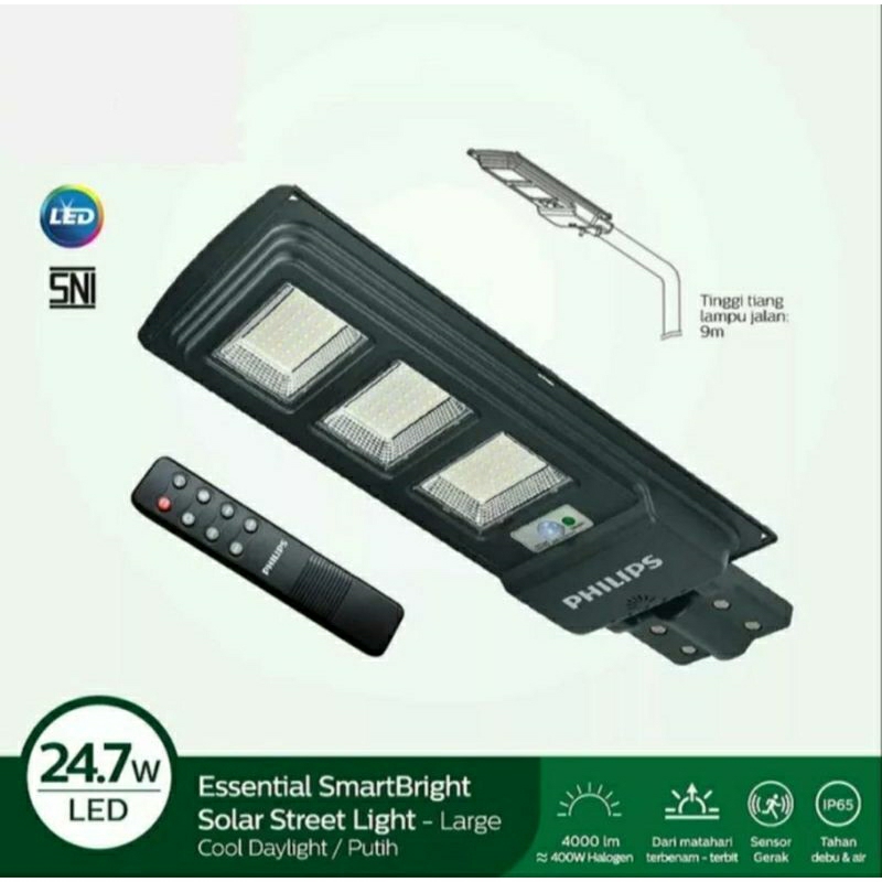 PJU solar Philips BRC010 14,7w 15,2w 7,3w lampu led PJU Philips solar panel surya led40 led20 led 10