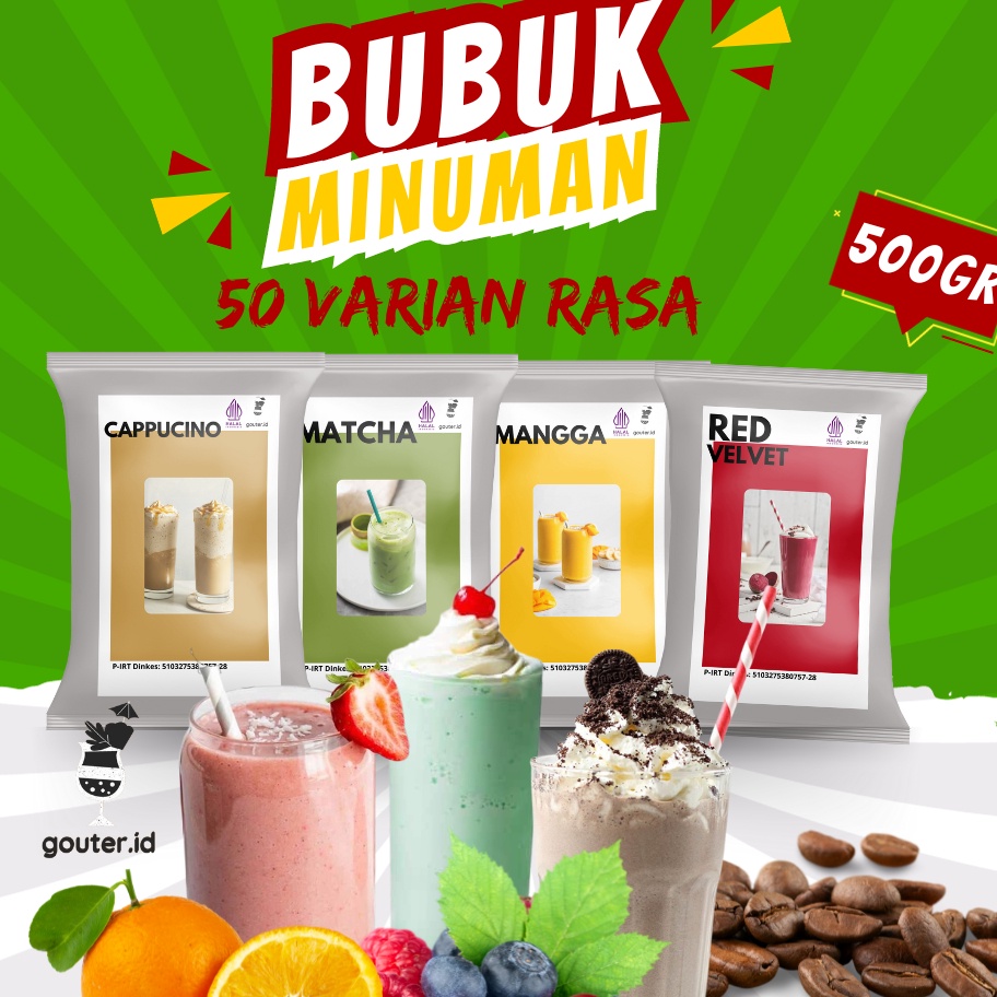 

Terlaku BUBUK MINUMAN RASA 5GR SERBUK MINUMAN ANEKA RASA BUBUK MINUMAN KEKINIAN MINUMAN INSTAN