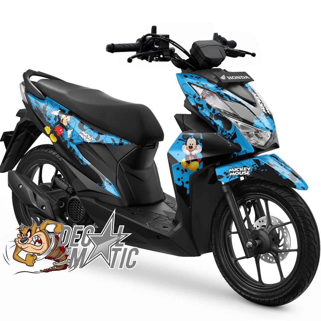 Decal Beat Street Full Body Stiker full body motor Beat Street FI EPS 2017 Deluxe 2020 Mickey Mouse