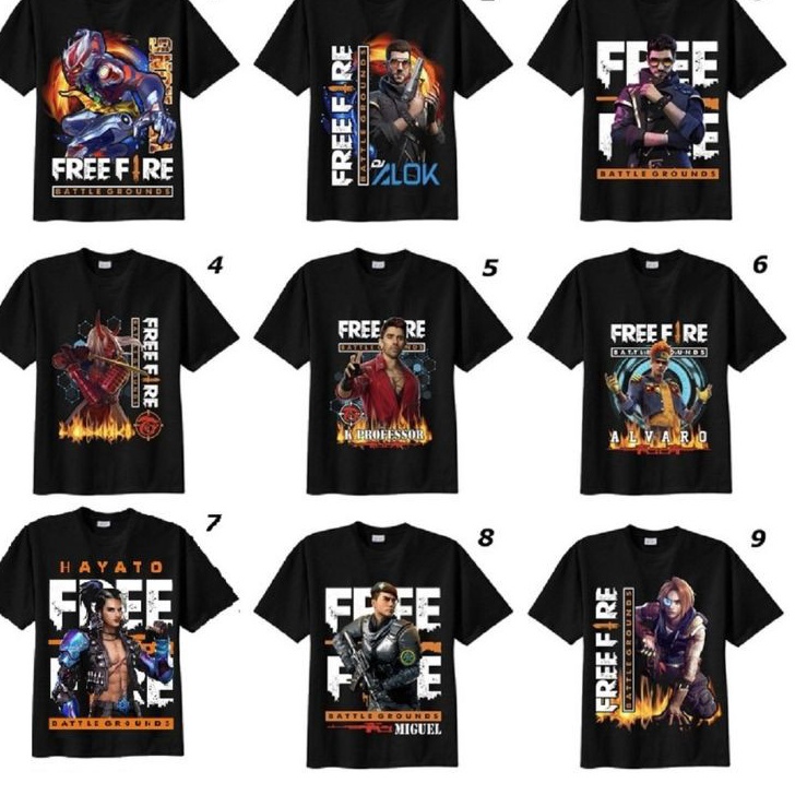 Free Ongkir KAOS ANAK 3D FREE FIRE FF DISTRO ANAK SAMPAI DEWASA BAJU FF KAOS FF ANAK LAKI LAKI PAKAI