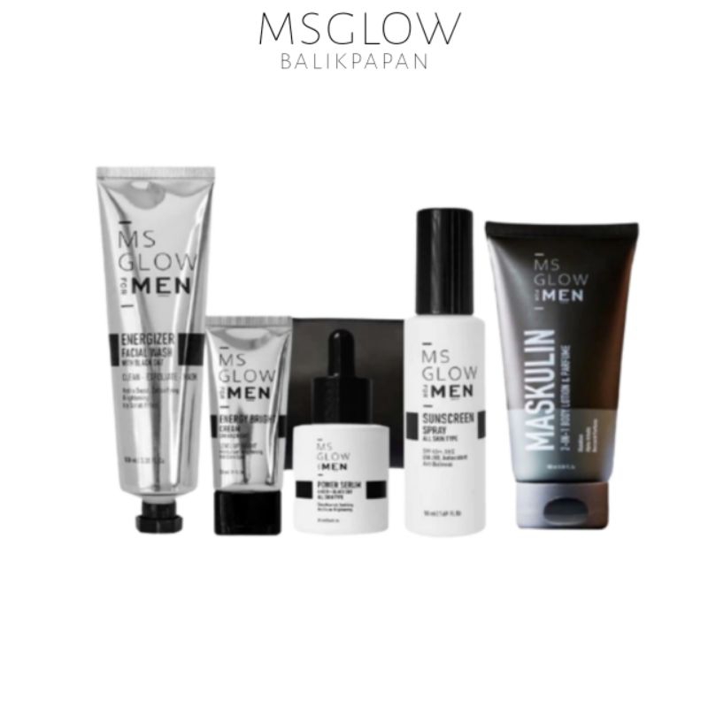 ms glow for men ms glow men paket lengkap