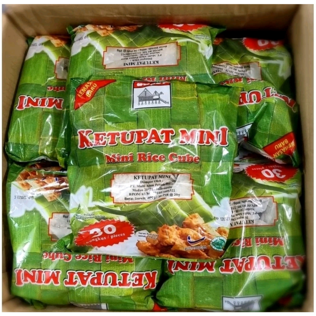 

ketupat mini adabi isi 30 pcs instan lontong