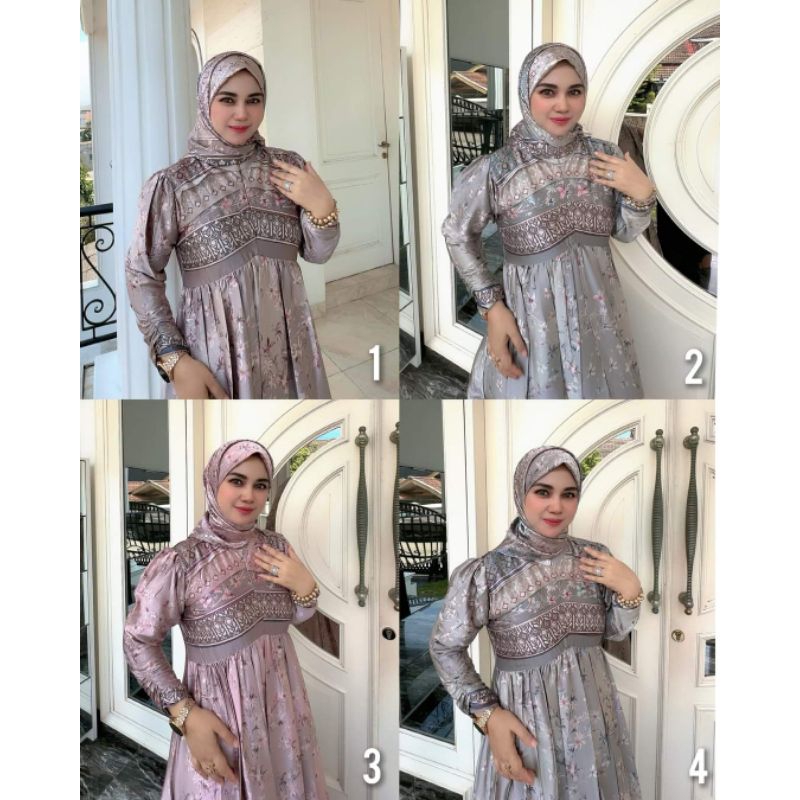 SET HIJAB ARUMI DRESS BY NAZWA