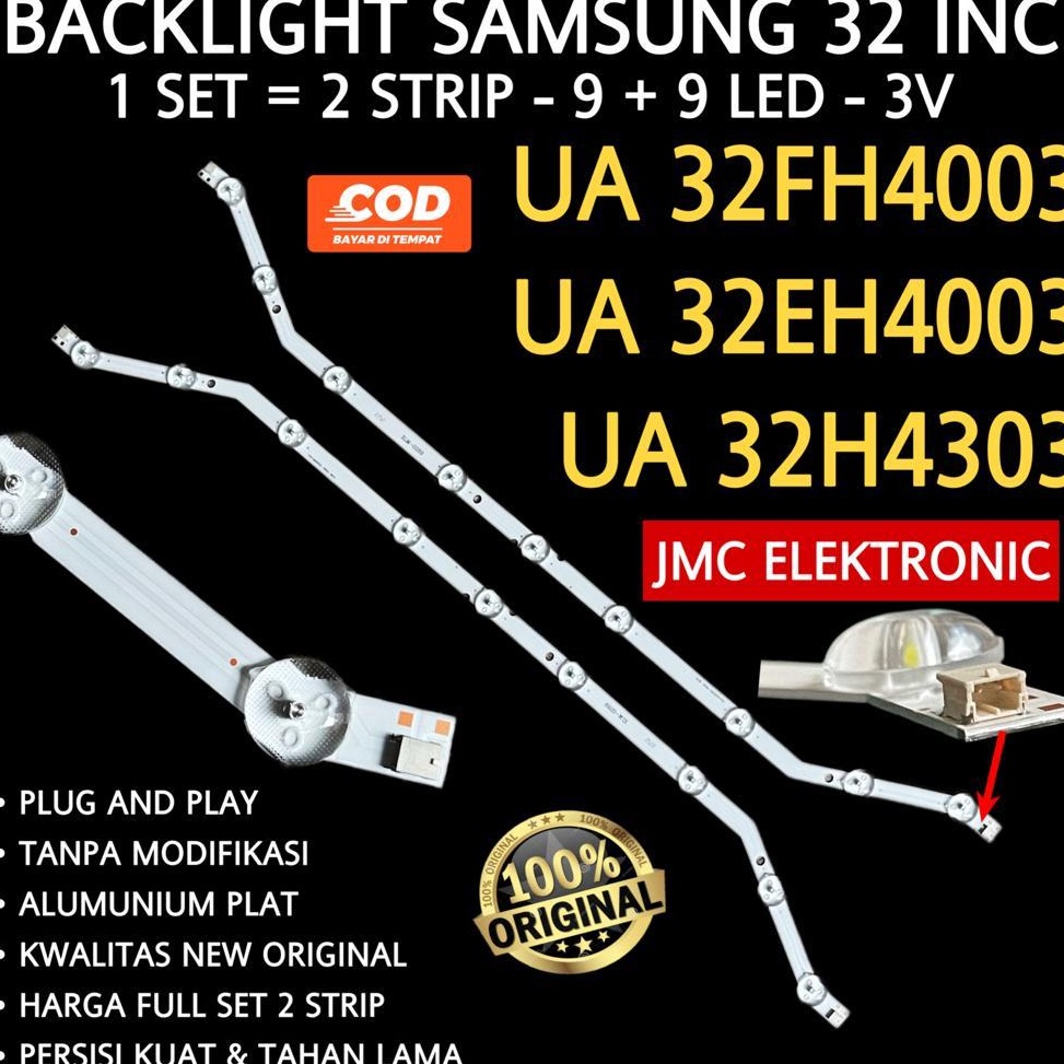 ready Backlight TV Samsung UA32FH43R UA32EH43 UA32H433 led TV Samsung 32 inch 9ledstrip 3v