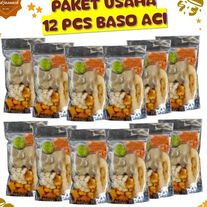 

Ready Stok PAKET HEMAT 12 BUNGKUS BASO ACI INSTAN SUPER MURAH