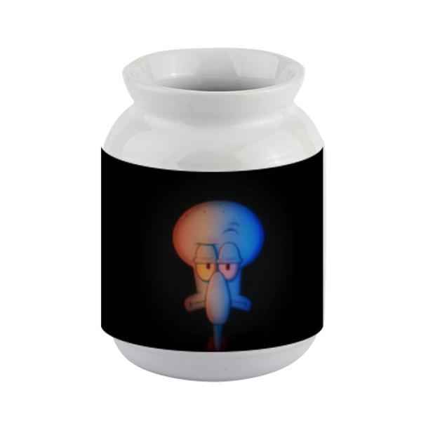 Mug Bunglon magic bisa berubah warna (V) hitam, anime merchandise sponsbob, mug custom