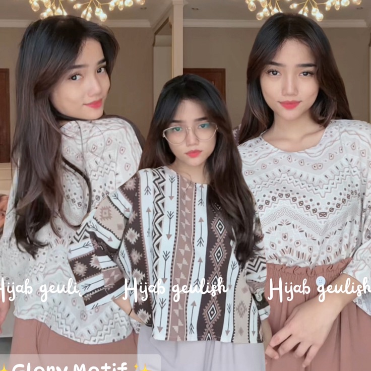 Sale Sekarang GLORY MOTIF ONE SET  ONESET MURAH