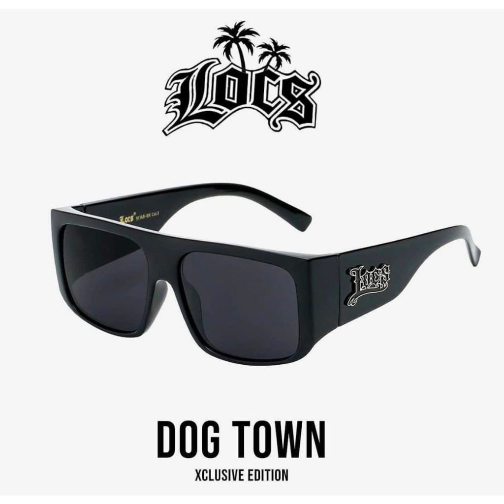 Locs Sunglasses 91148 Locs Black Lowrider Harley Chicano Cholo Style