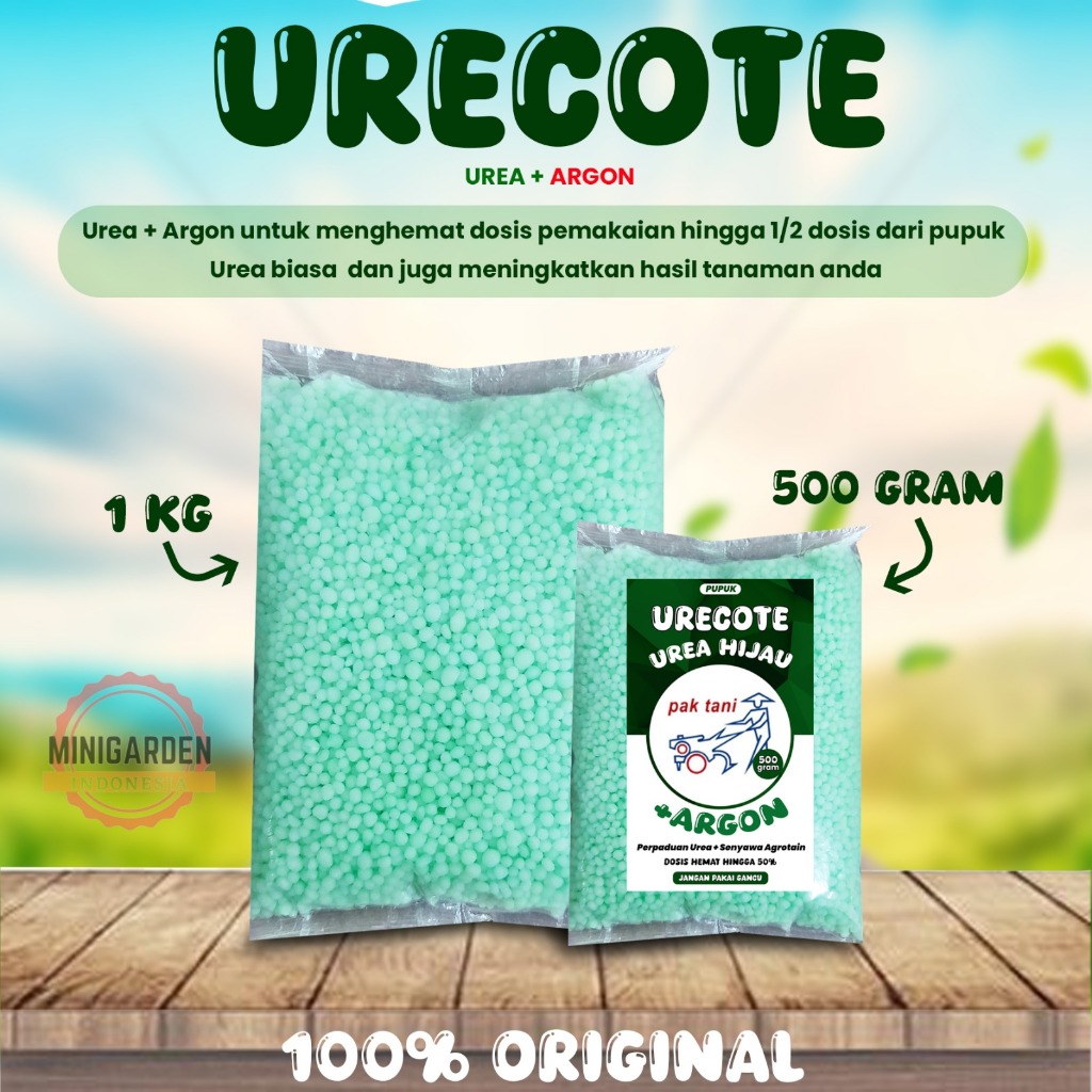 PUPUK UREA URECOTE pak tani urea argon penyubur tanaman daun tunas