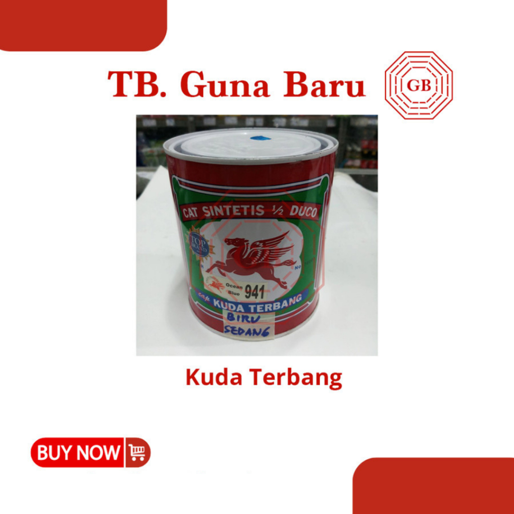 Cat Kuda Terbang 1kg 941 | Cat Kaleng Kerupuk