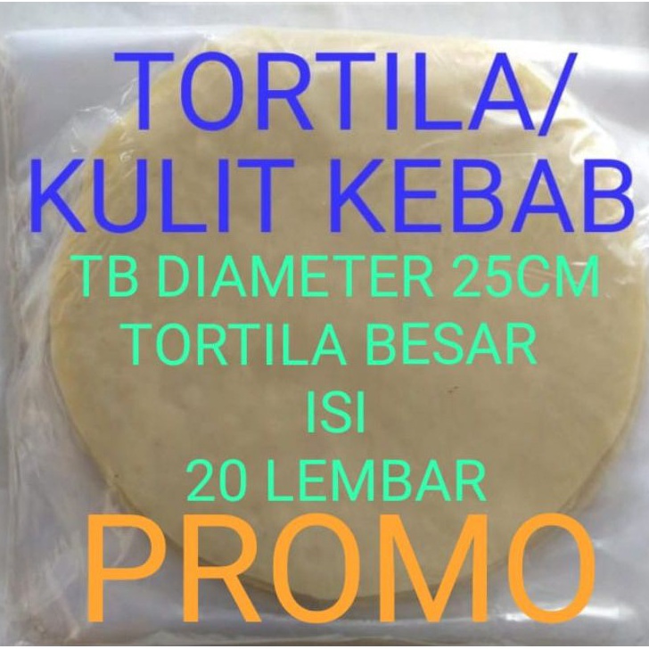 

COD Tortia Tb diameter 25cm isi 2 lembar