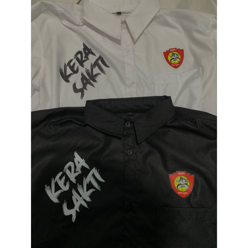 Baju Kemeja IKSPI KERA SAKTI A2, Baju Hem Pencak Silat IKS, Baju PASKER JIENSHO IKSPI KERA SAKTI