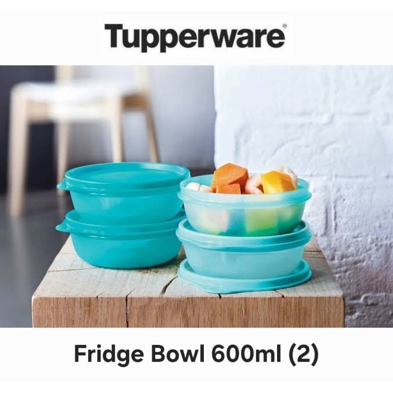 Tupperware Fridge Bowl 600 ml (2 Pcs) Tosca / Modular Bowl Mangkok Anti Panas Dingin