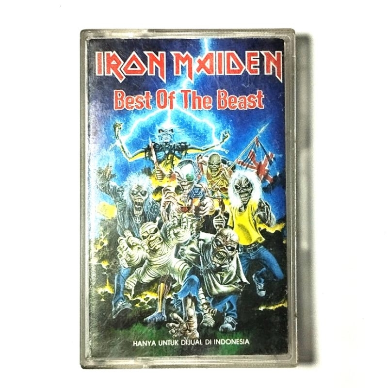 kaset pita iron maiden best of the beast