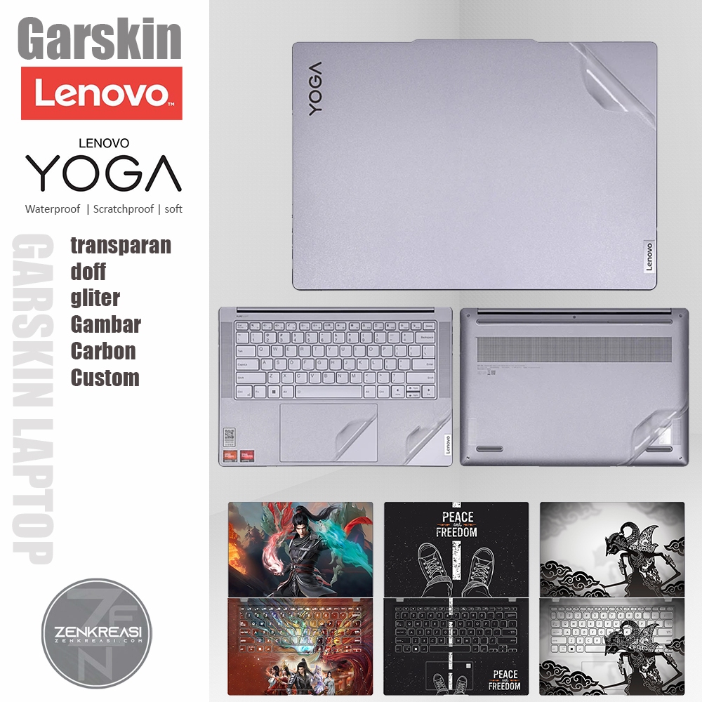 Garskin Laptop Lenovo Yoga | Garskin Laptop FullBody | Skin Laptop Protector | Garskin Transparan | 