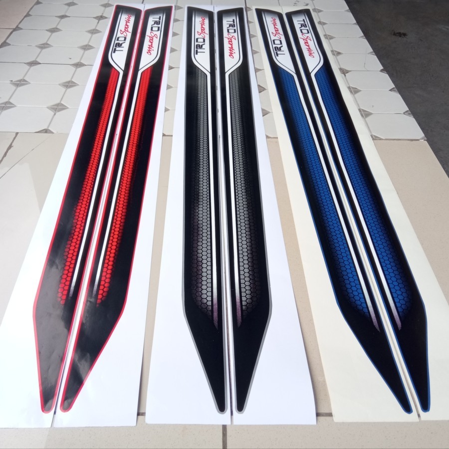 Stiker Body Samping Trd Rush/ Stiker TRD Sportivo Rush Terios