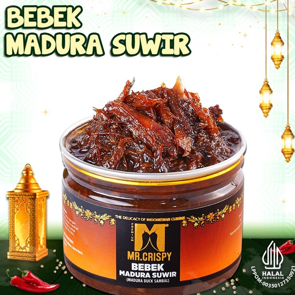 

QYB223 PROMO ALE Bebek Madura SuwirSambel Bebek MaduraBumbu Ireng Asli Madura MrCrispy