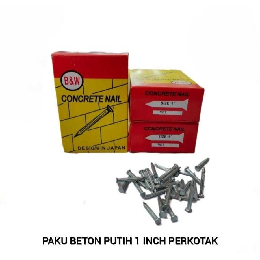 Paku Beton Putih 1 Inch