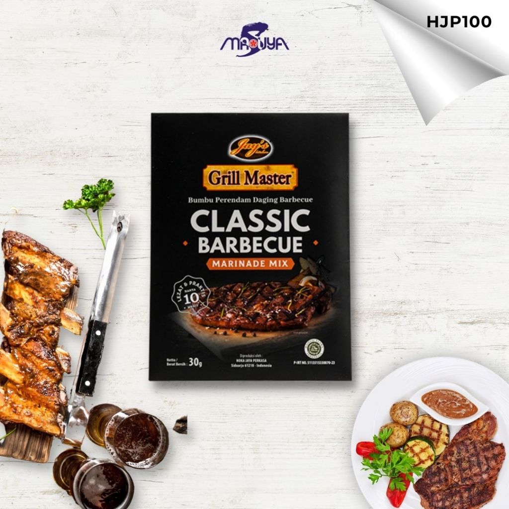 

JAY'S GRILLMASTER CLASSIC BARBEQUE MARINADE MIX 30gr - HJP100