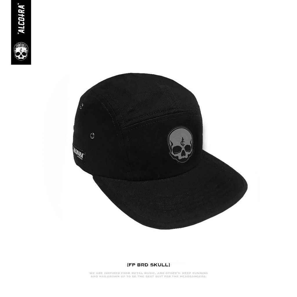FP BRD SKULL // TOPI 5 PANEL BORDIR SKULL // TOPI 5 PANEL ALCOTRA
