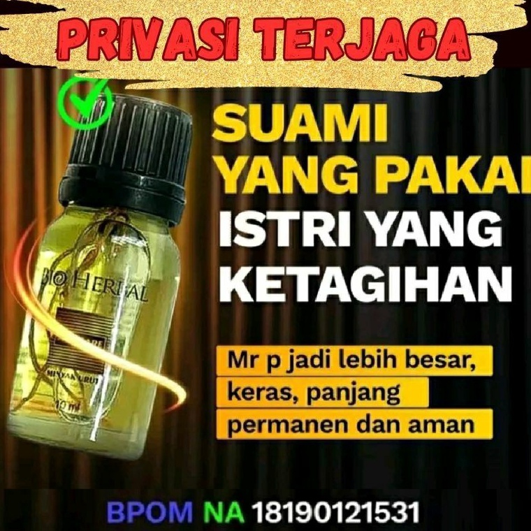 DKH316 MEN SALE Minyak Urut Bio Herbal Men Care Pembesar