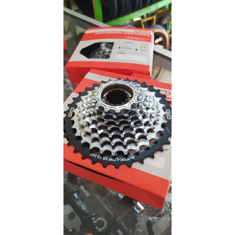 FREEWHEEL / SPROKET 8 SPEED OXO MEGARANGE MODEL ULIR / DRAT 34T CHROOM CP