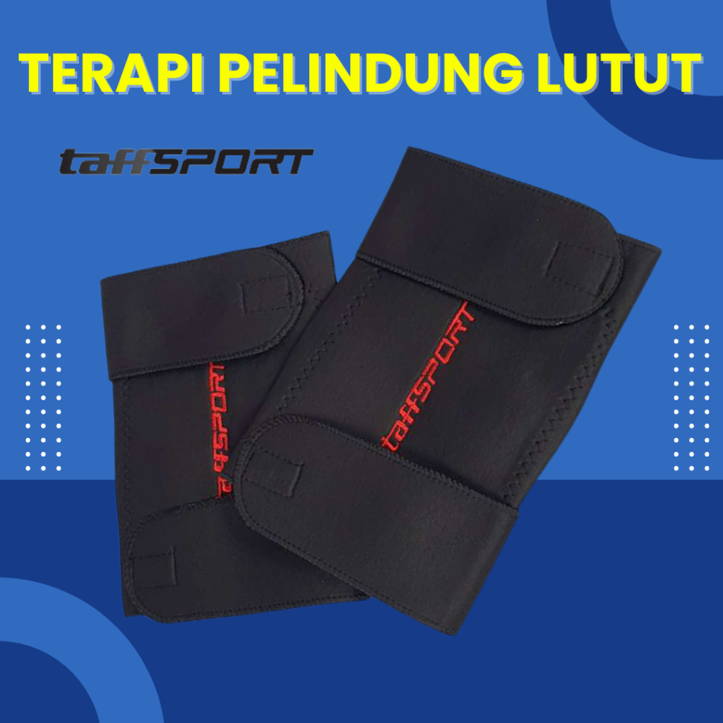 Pelindung Lutut Terapi Magnetik | Alat Terapi Sendi Pelindung Lutut Cidera Heating Therapy Knee Supp