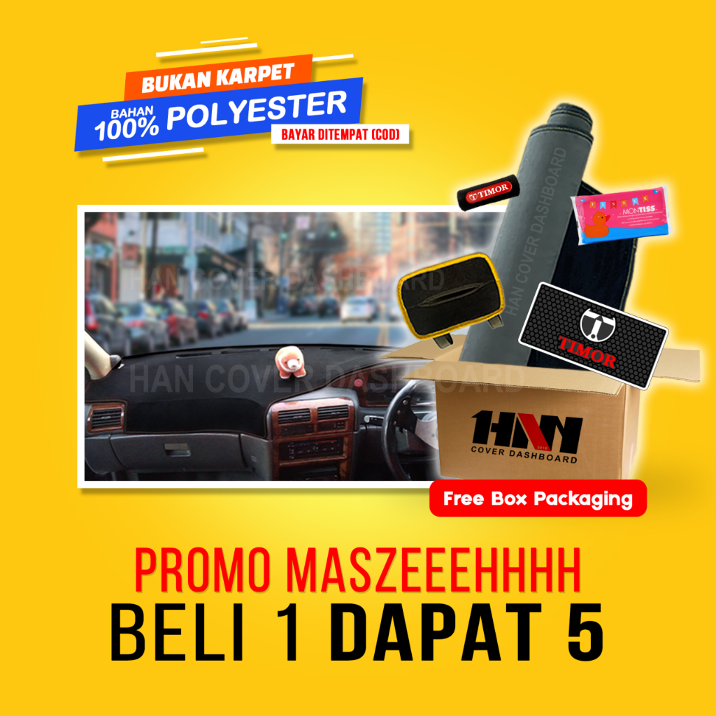 KARPET DASHBOARD MOBIL TIMOR - ALAS COVER PELINDUNG DASBOR