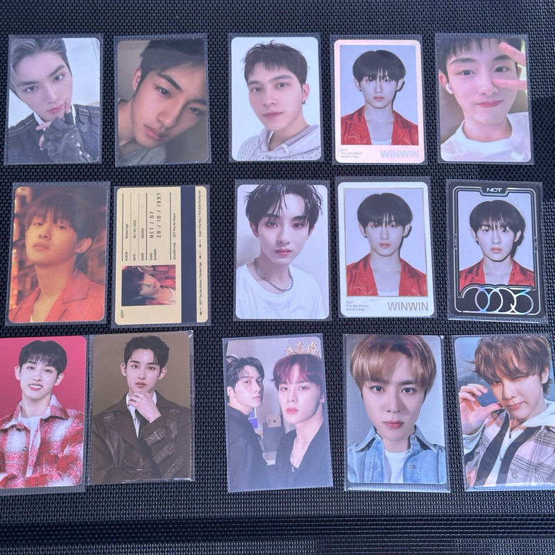 Photocard PC Official NCT WAYV Winwin Xiaojun Kun Hendery Dejun Aheng ( Golden Age, STC Special Trad