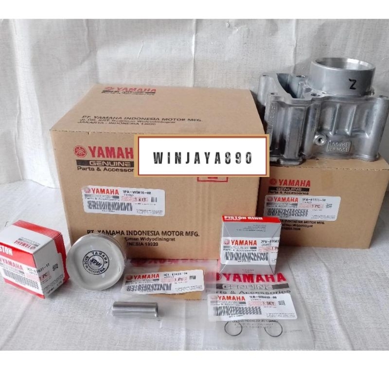BLOK BURING SET CYLINDER BLOK SET PISTON KIT VIXION NEW NVL ORIGINAL YAMAHA