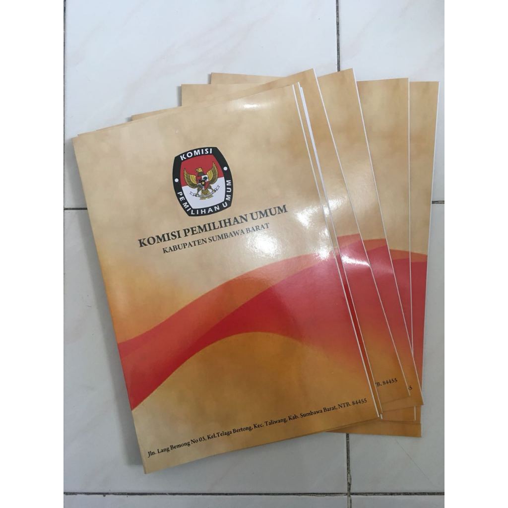 Cetak Stopmap Custom Desain (Map Custom Warna) - A4 Standar