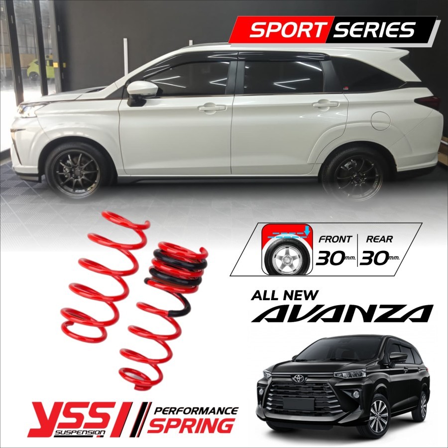 Per Coil Spring Lowering YSS Avanza Veloz 22+