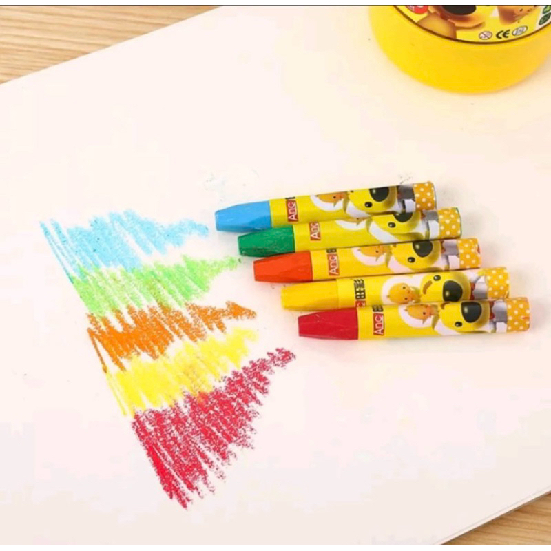 

[kid2shopmks]crayon 12 warna/ oil pastel /crayon unik/atk makassar/pensil warna/alat tulis makassar