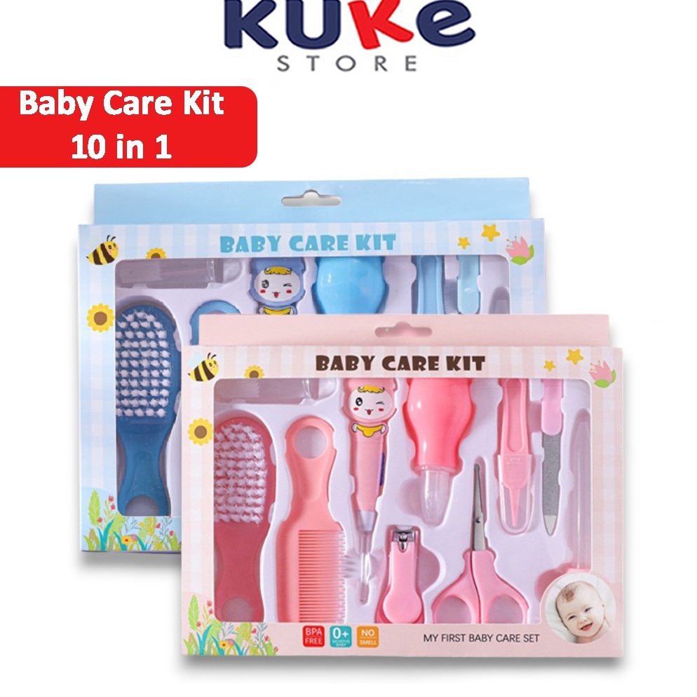 NWP931 HOT KUKE BABY CARE NAIL KIT SET Alat Perawatan Bayi 1in1 Sisir Gunting Bayi Hadiah Lahiran Ne