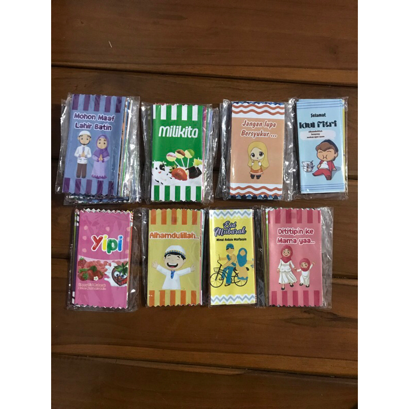 

Amplop lebaran bentuk permen isi 10pcs