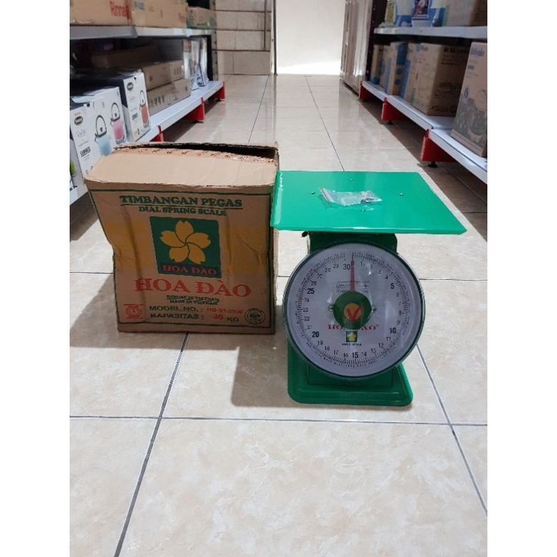 Timbangan duduk 30kg piring datar/Timbangan hoadao vietnam