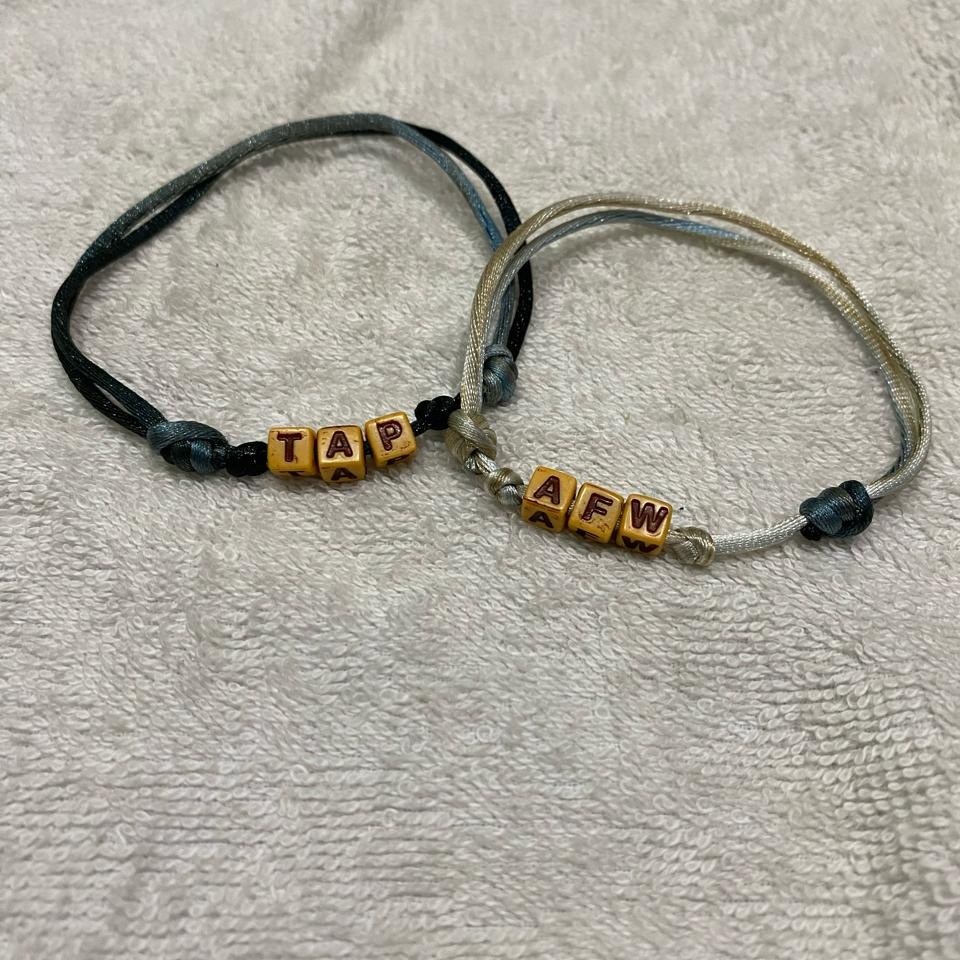 Couple bracelet gelang pasangan inisial aksesoris pasangan