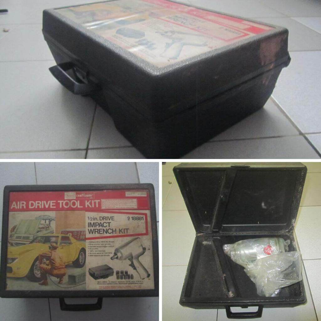 impact wrench kit air impact tool 1/2 inch drive Sears Craftsman