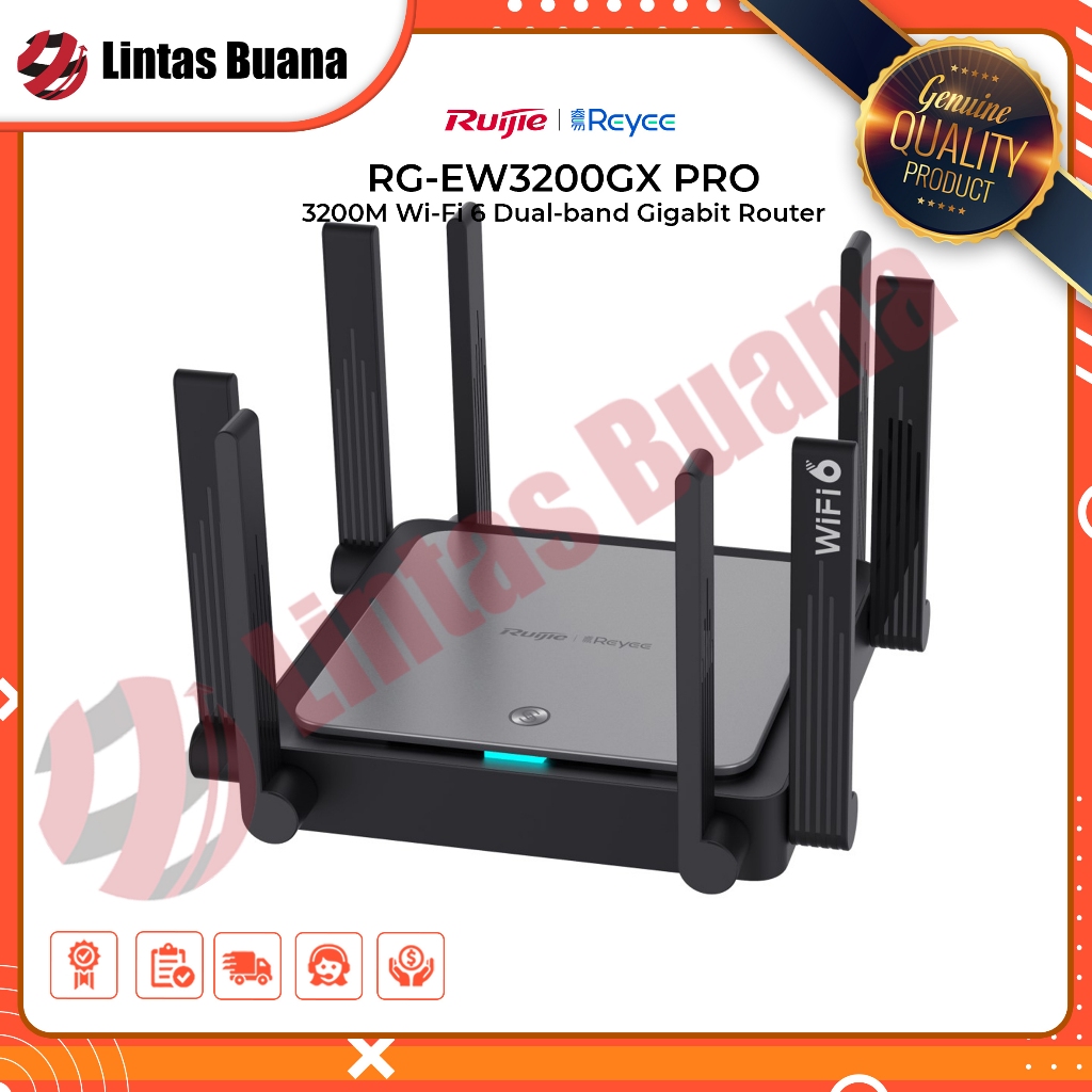 Ruijie RG-EW3200GX PRO 3200M Wi-Fi 6 Dual-band Gigabit Mesh Router