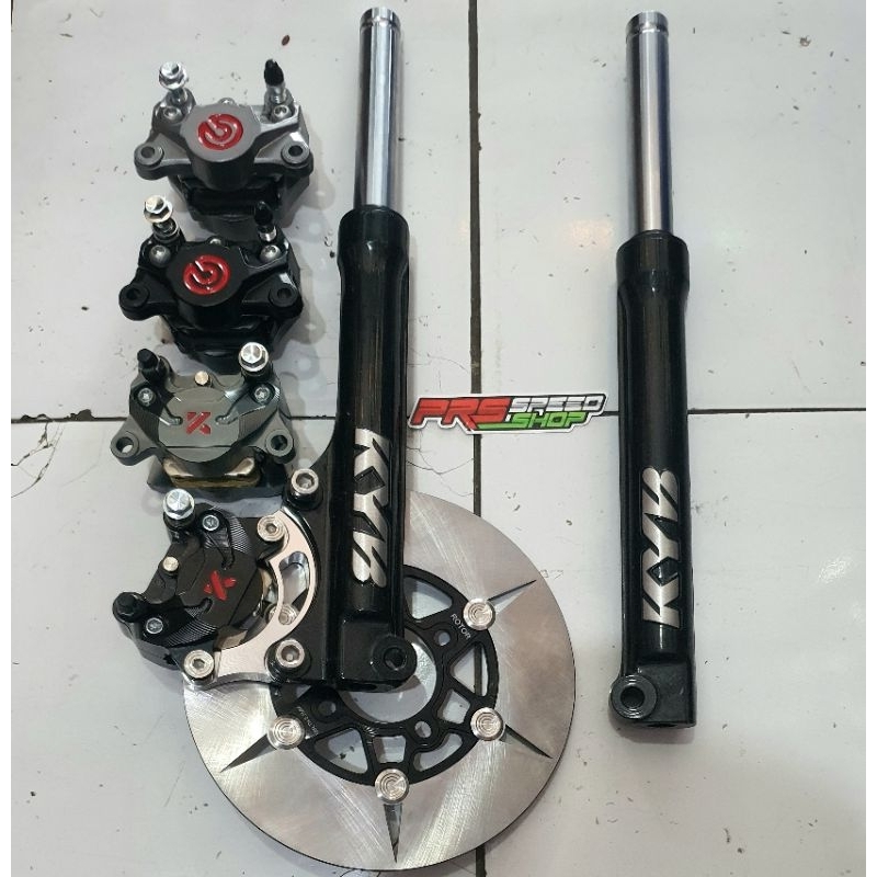 paket mio 220mm shock kyb braket kaliper ktc disc buta brembo 220