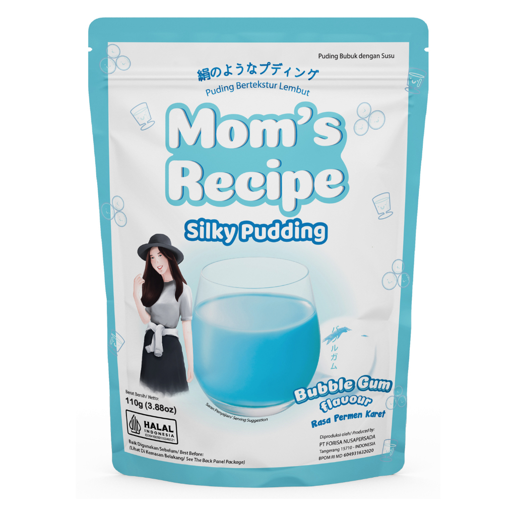 

Silky Pudding Bubble Gum Pouch Permen Karet Forisa Moms Recipes Mom's Puding