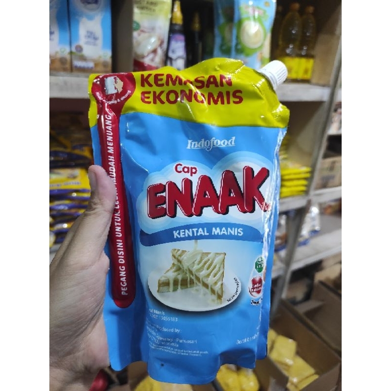

Cap ENAAK Krimer Kental Manis Putih kemasan pouch 545 g